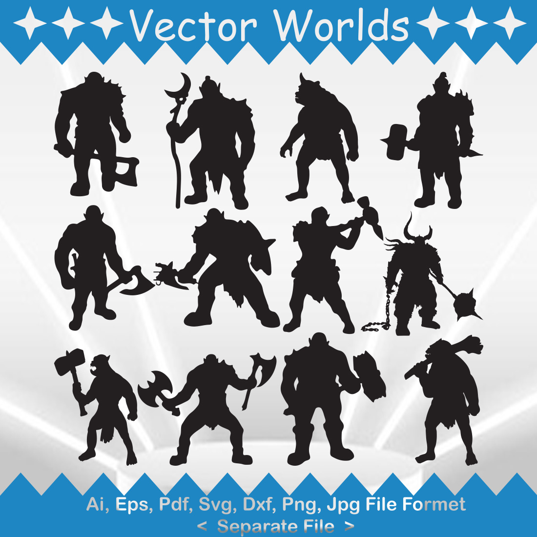 Ogre SVG Vector Design cover image.