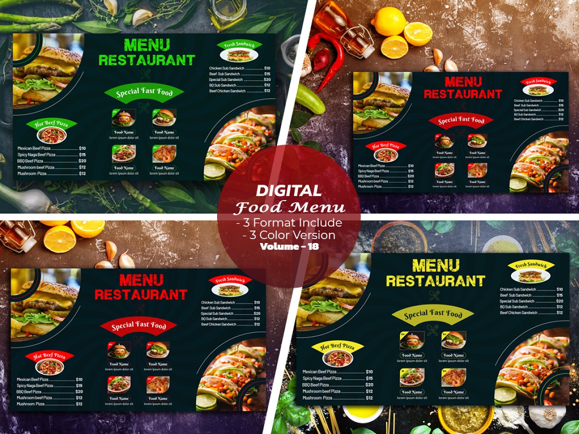 digital food menu 78