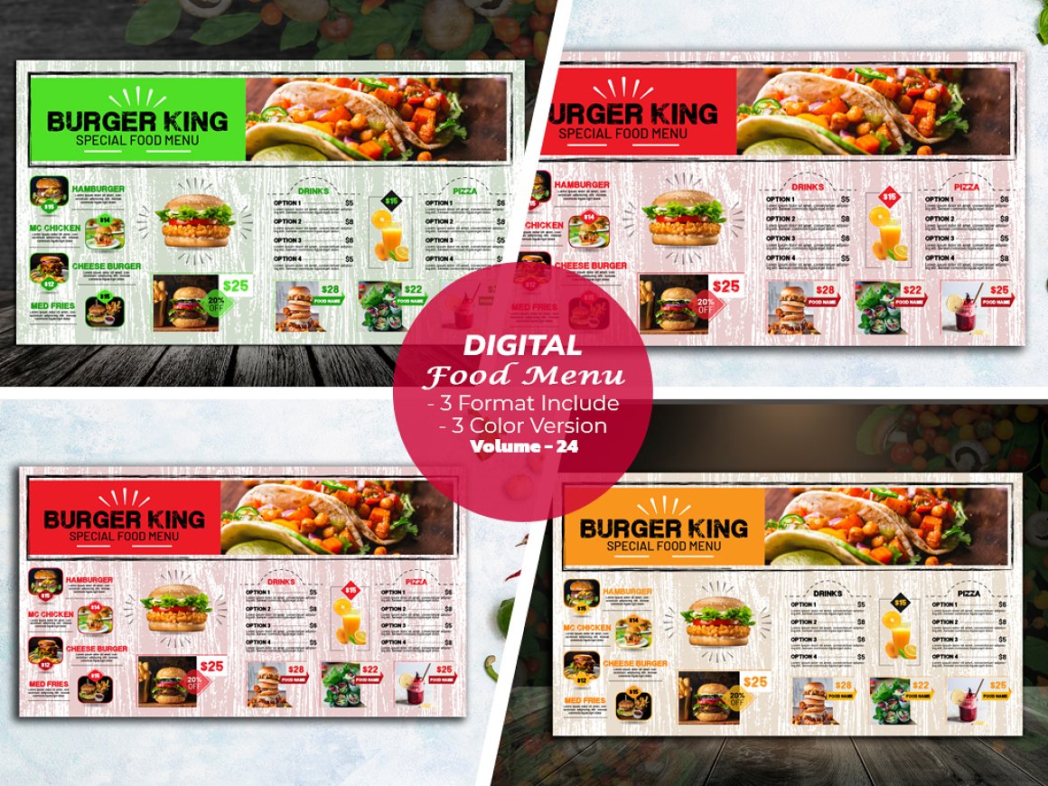digital food menu 929