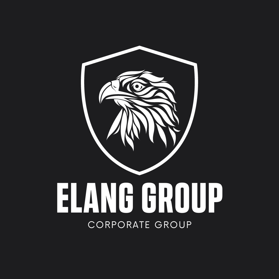 Eagle Animal Corporate Logo Template preview image.