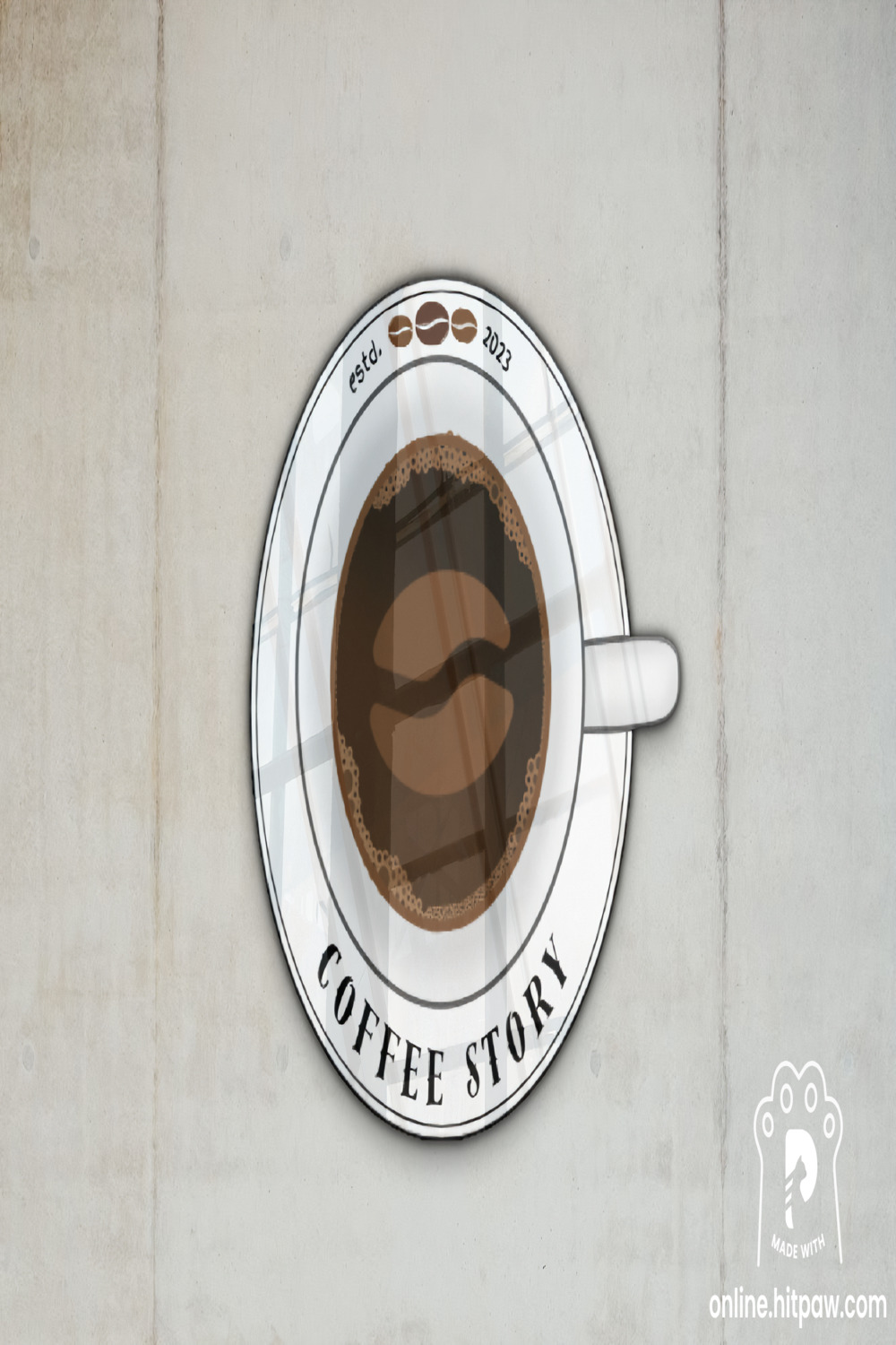 Logo coffee, distinctive coffee pinterest preview image.
