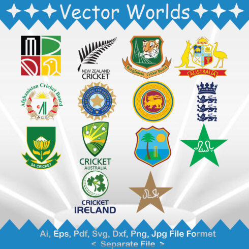 National Cricket Logo SVG Vector Design cover image.