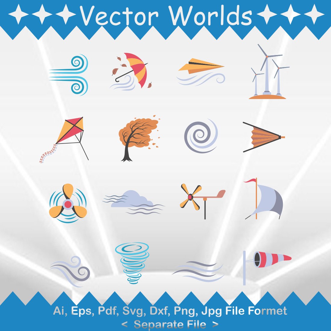 Weather SVG Vector Design cover image.