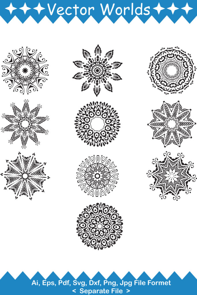 Mandala SVG Vector Design – MasterBundles