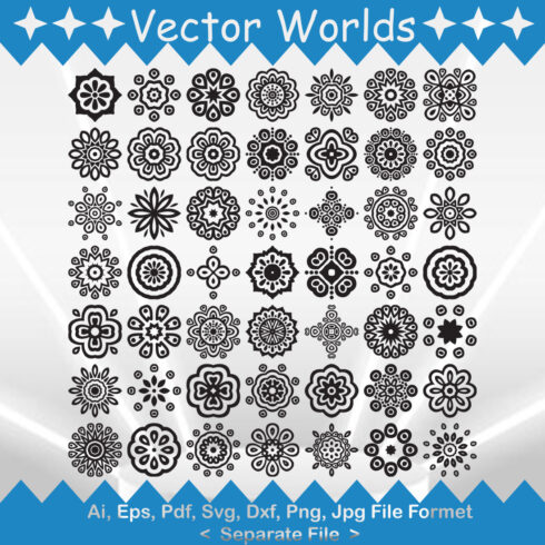 Mandala SVG Vector Design cover image.