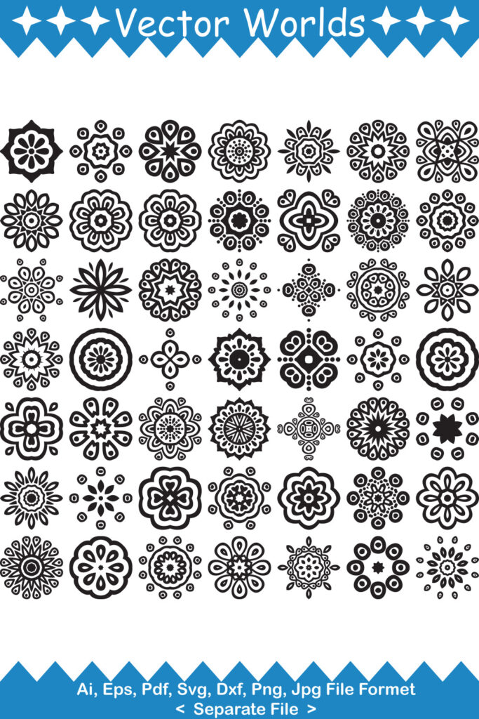 Mandala SVG Vector Design – MasterBundles