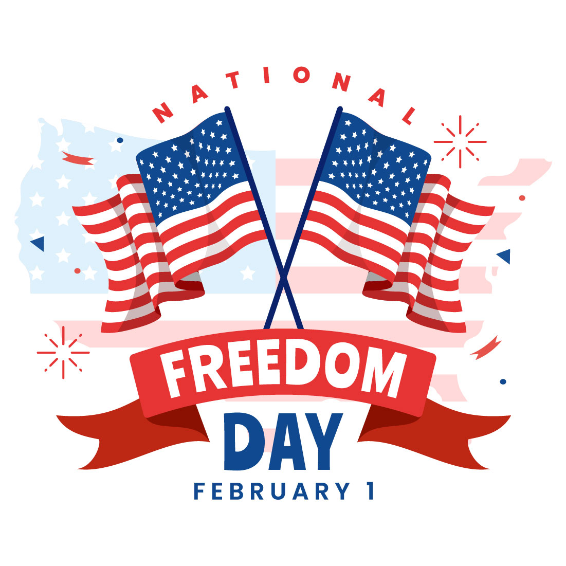 16 National Freedom Day Illustration preview image.