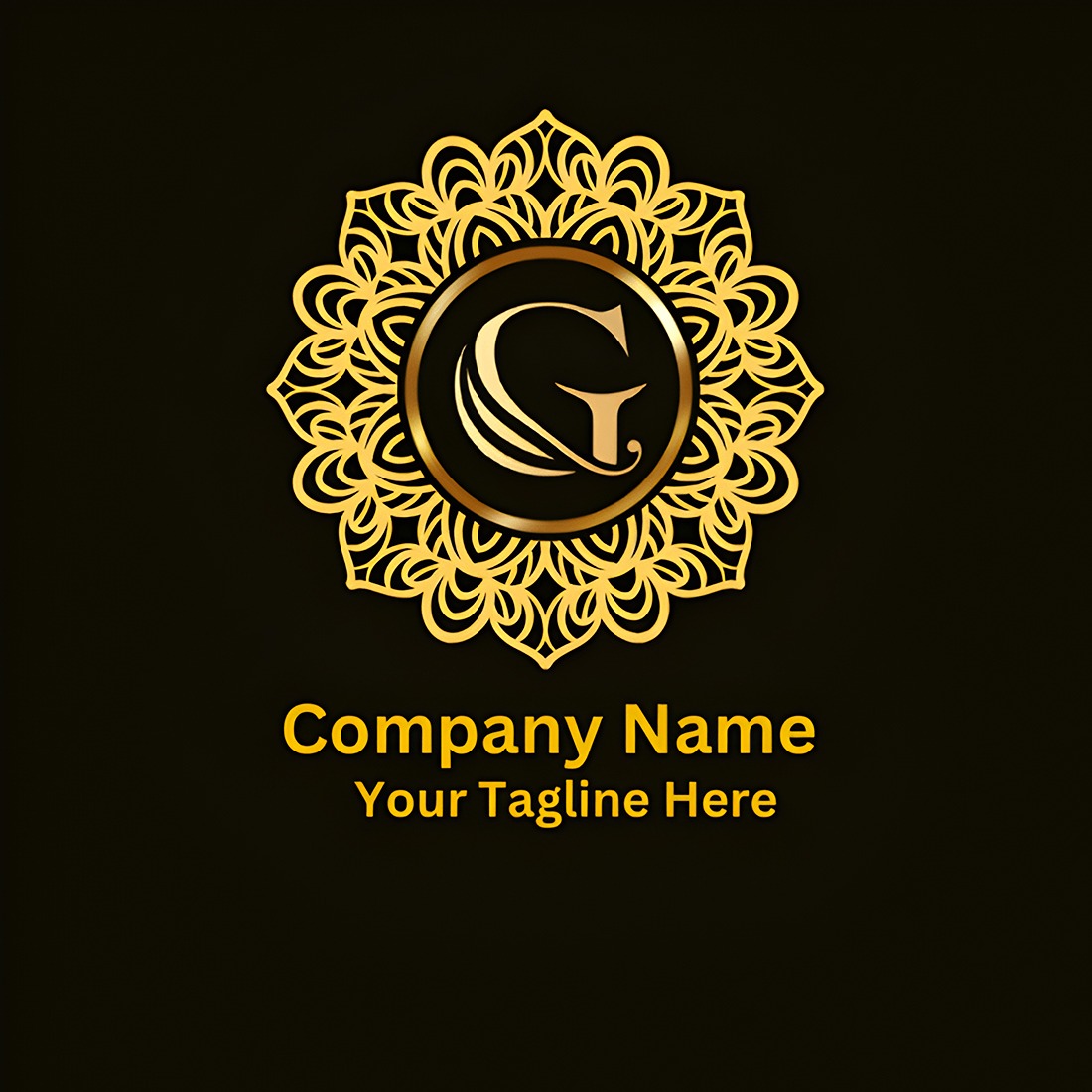 G - Luxury Letter Logo Design Template preview image.