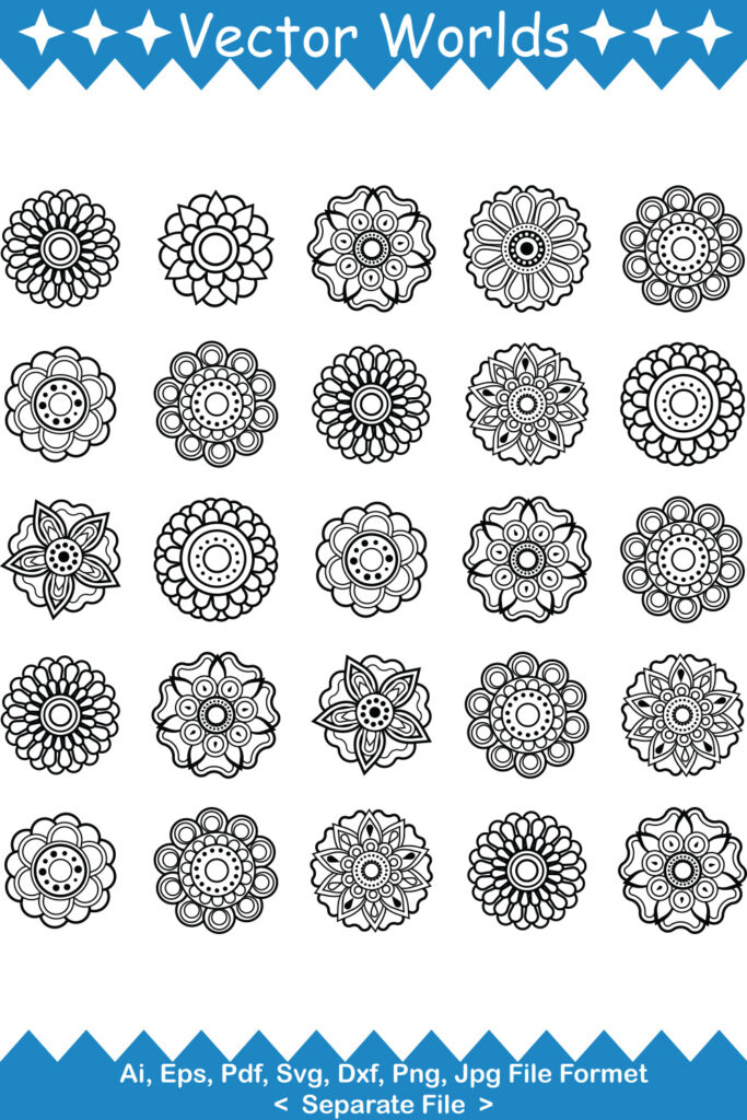 Mandala SVG Vector Design – MasterBundles