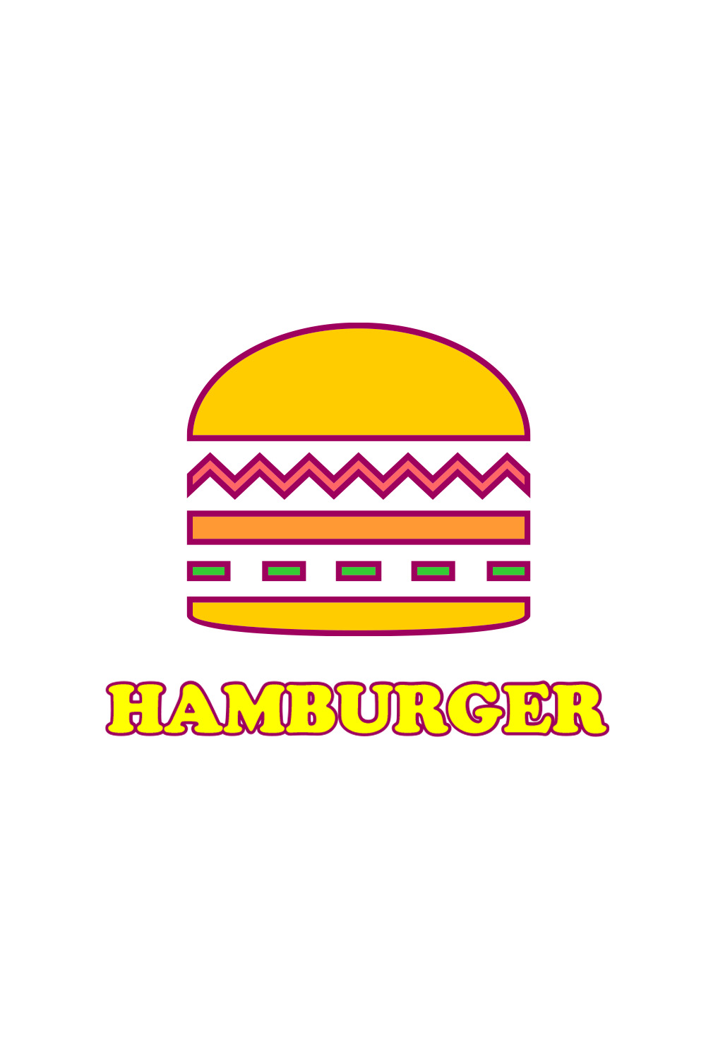 Hamburger Logo pinterest preview image.