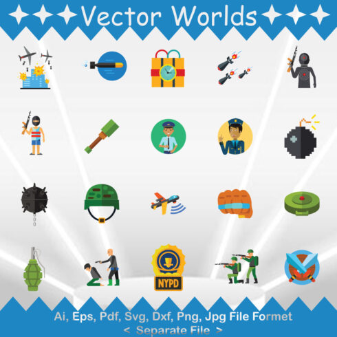 Terror SVG Vector Design cover image.