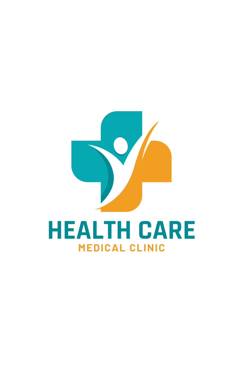 Health Care Medical Clinic Center Logo Template pinterest preview image.