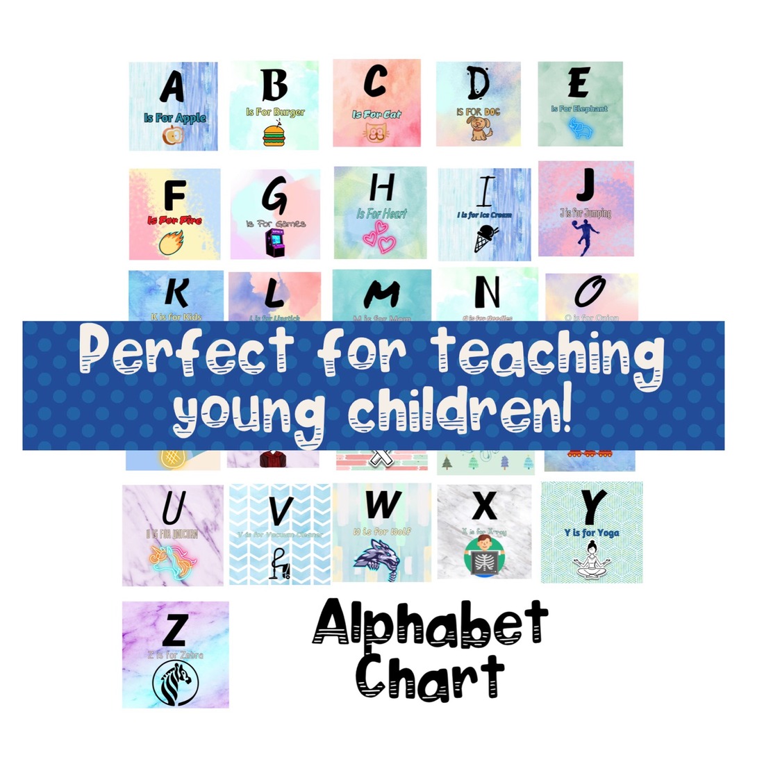 #Discounted#Alphabet Bundle Chart And Flashcards!! preview image.