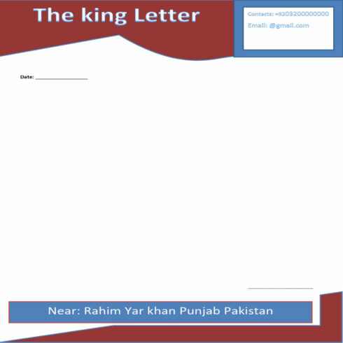 letter format in word cover image.