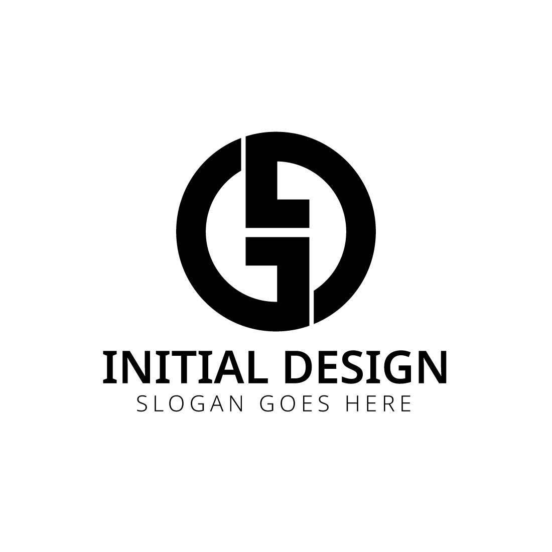 Letter G G logo design vector template cover image.