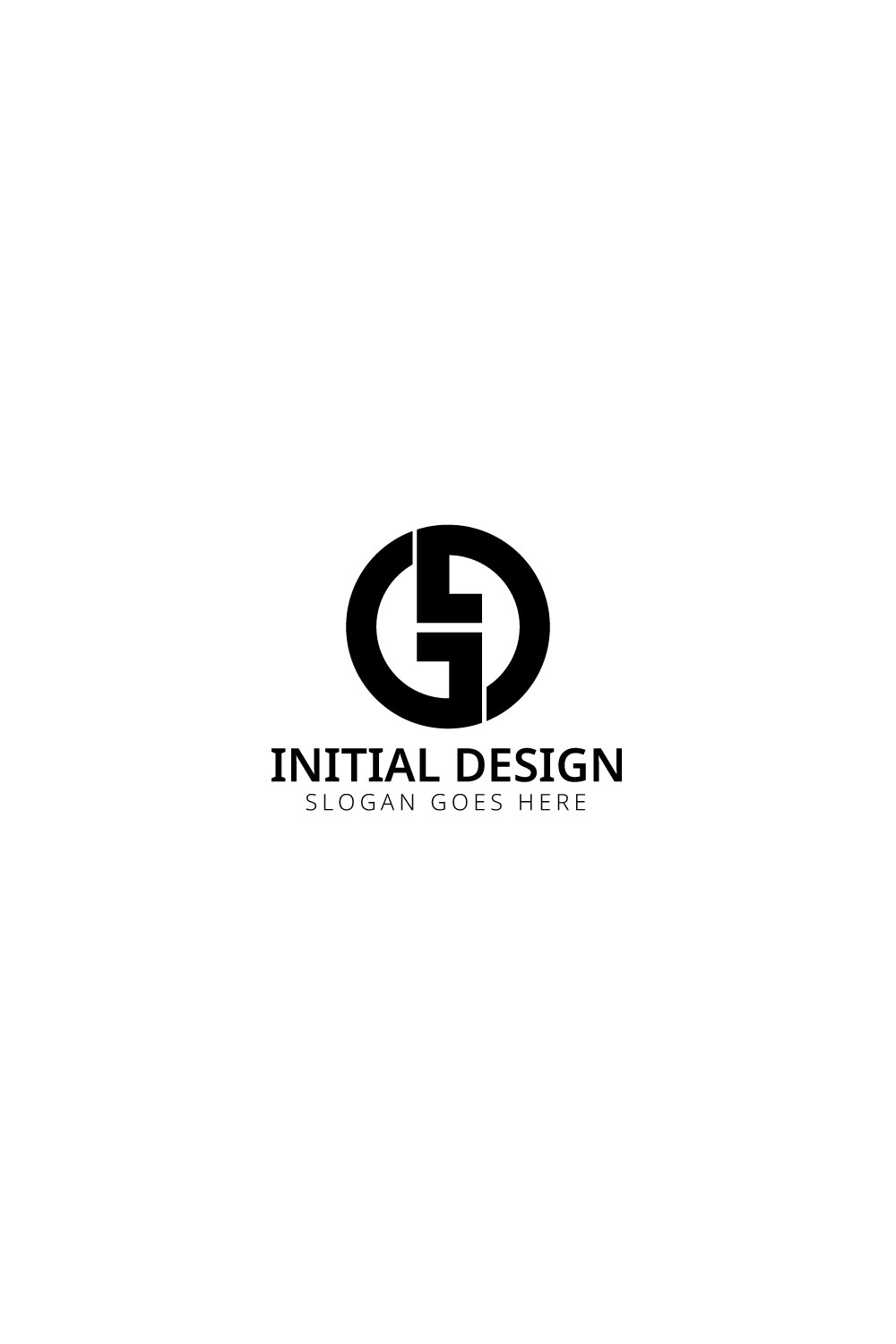 Letter G G logo design vector template pinterest preview image.