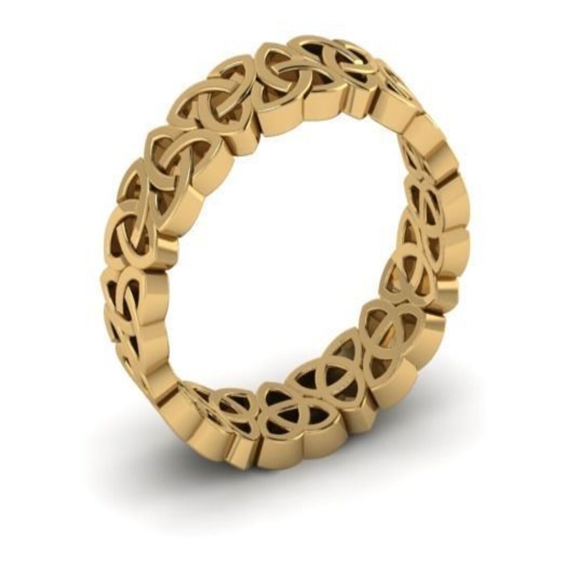 jewelry Ring model 3D print model preview image.