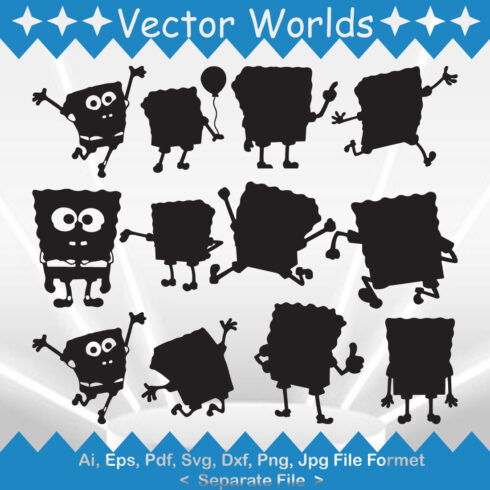 SpongeBob SVG Vector Design cover image.