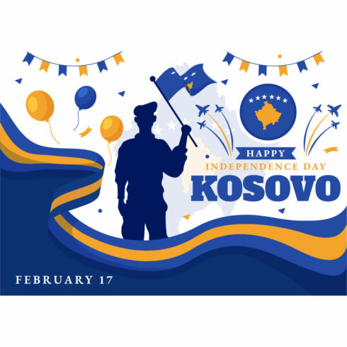 13 Kosovo Independence Day Illustration cover image.