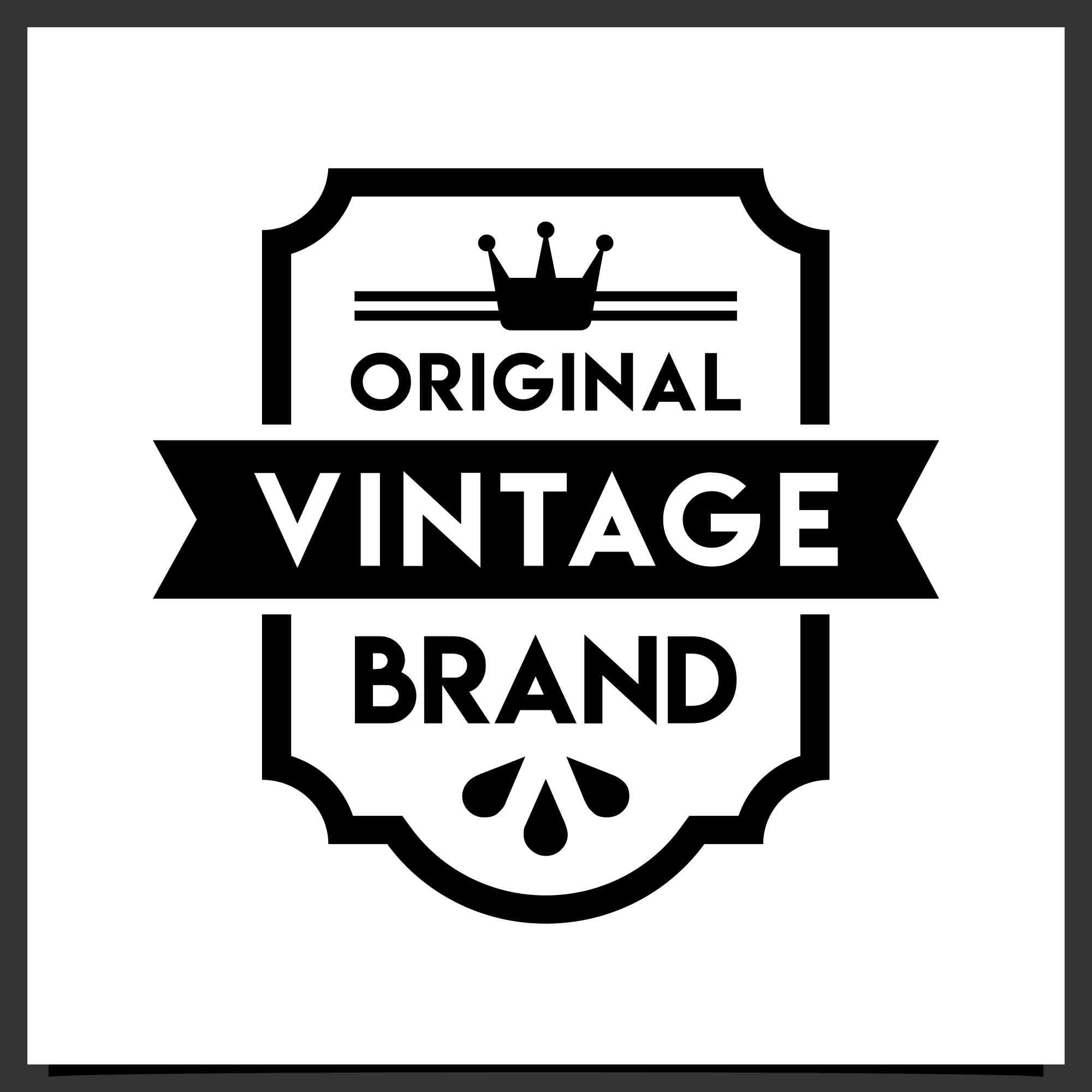 label product vintage design collection 2 94