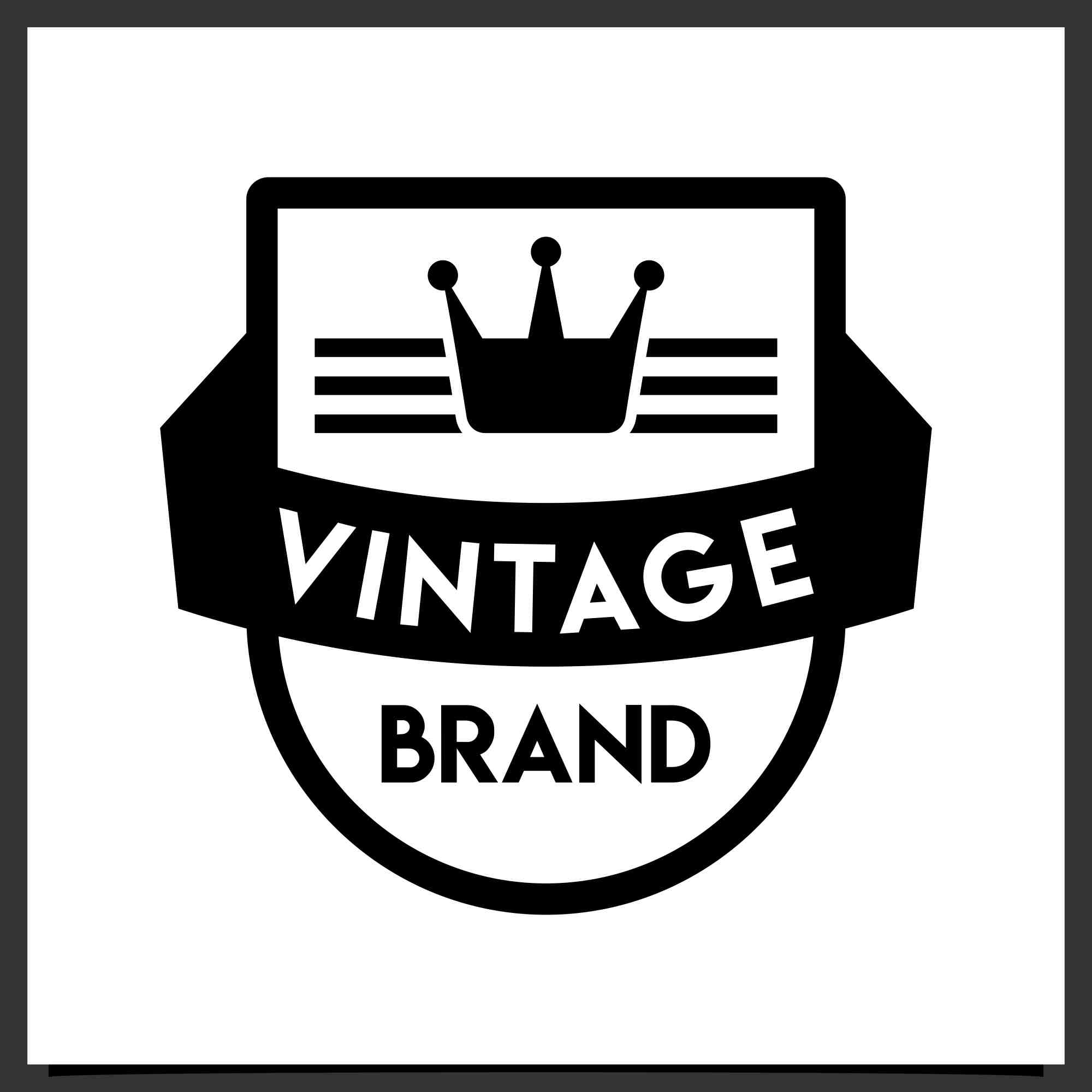 label product vintage design collection 3 330