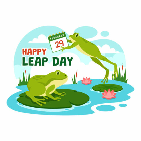 12 Happy Leap Day Illustration cover image.