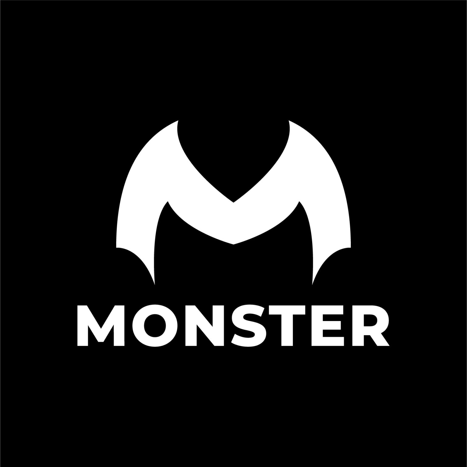 Letter M Monster, Monogram Logo Design Template - MasterBundles