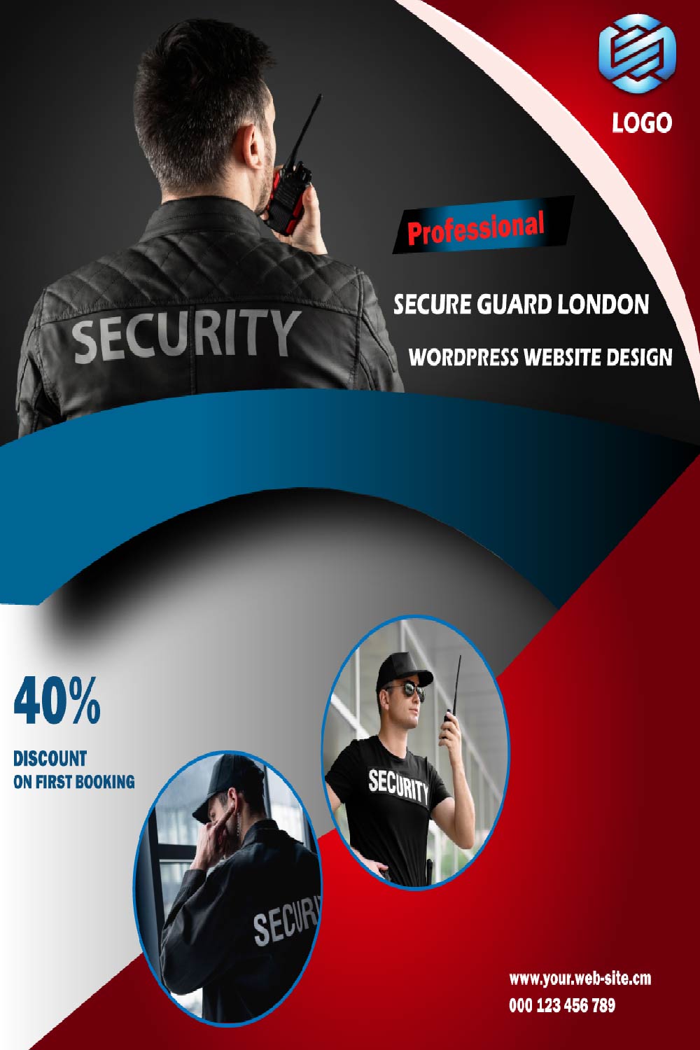 (Secure Guard London) Poster Design pinterest preview image.
