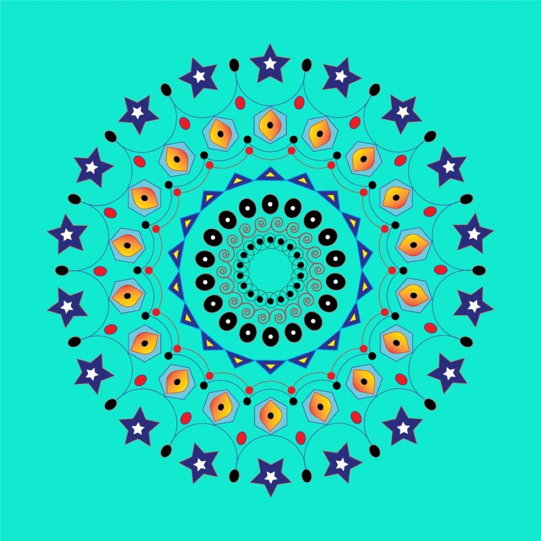 Mandala Design for your business and company identity preview image.