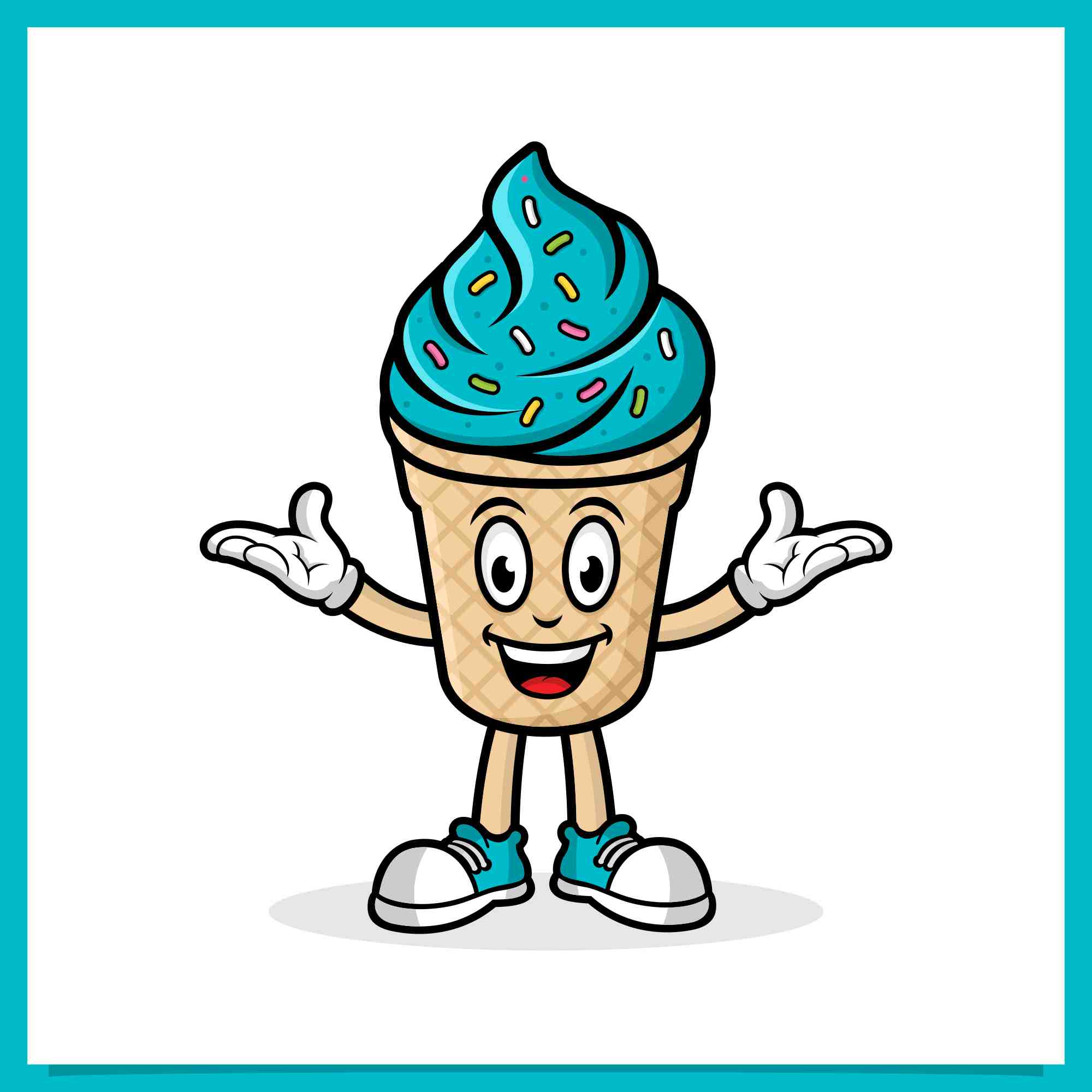 mascot cartoon character ice cream design collection 3 388