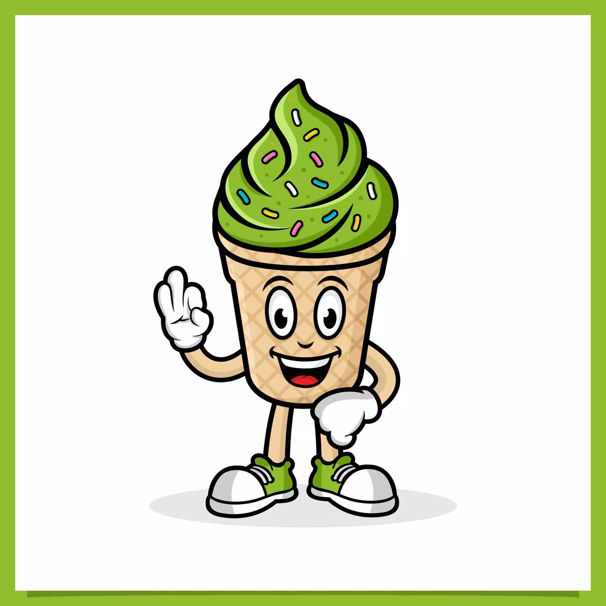 mascot cartoon character ice cream design collection 4 381