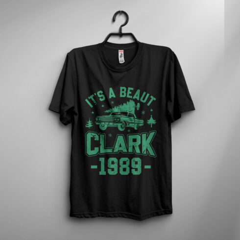 It's a beaut clark 1989 T-shirt design cover image.