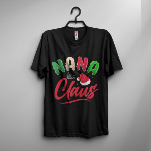 Nana claus T-shirt design cover image.