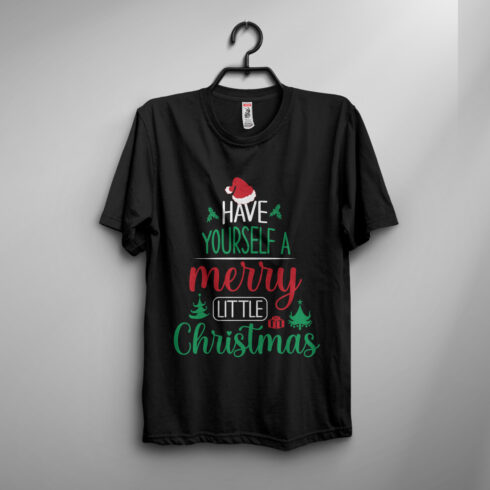 have yourself a merry little Christmas T-shirt design cover image.