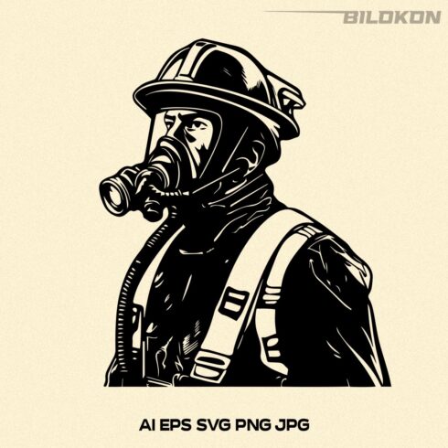 Firefighters SVG Fireman SVG Vector Design cover image.