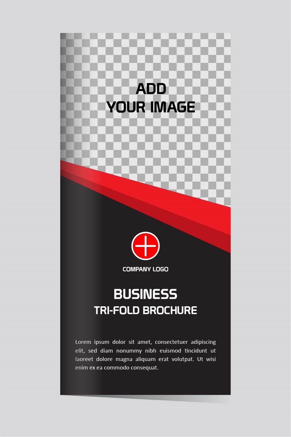 Modern Business Tri fold brochure design pinterest preview image.