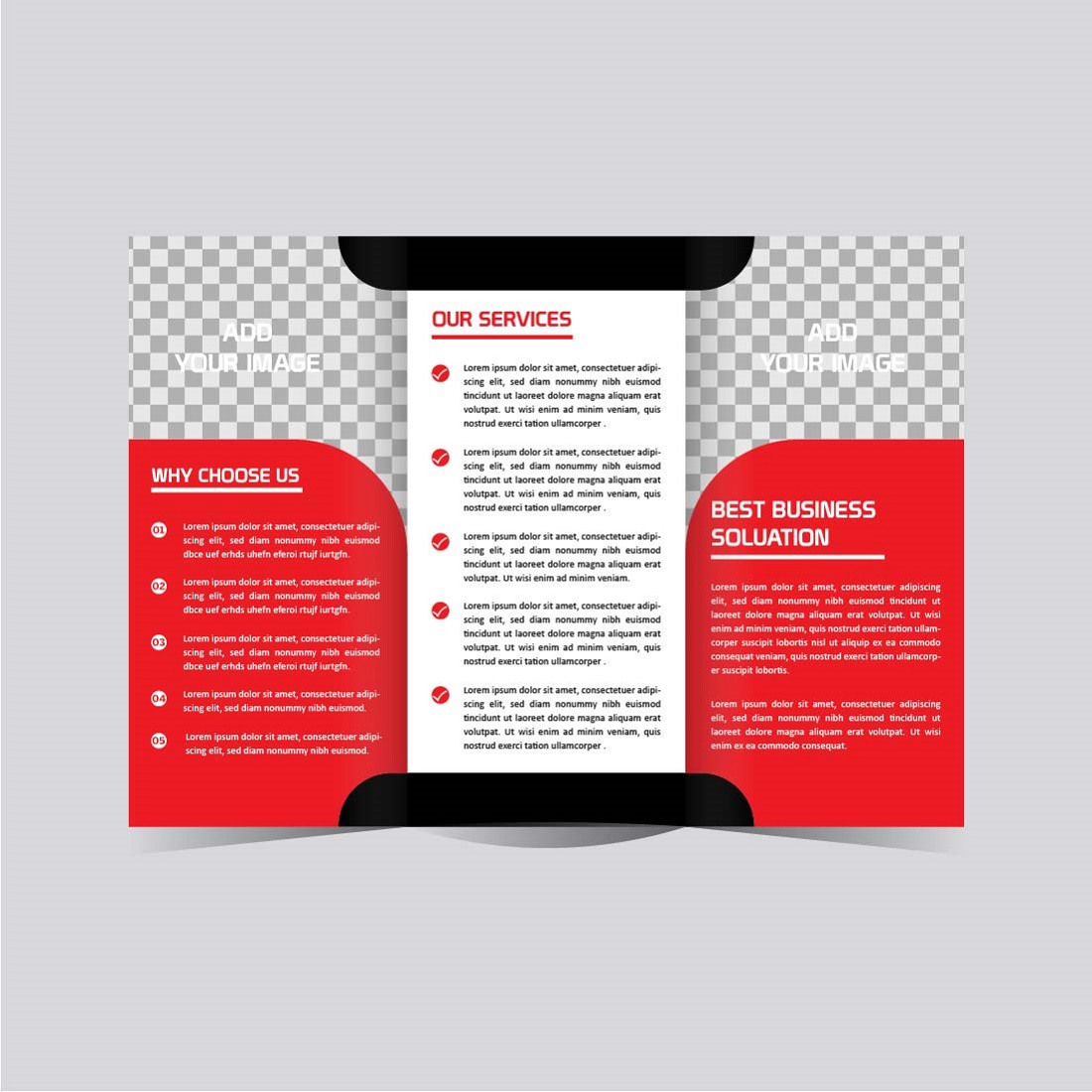 modern business tri fold brochure template 03 221