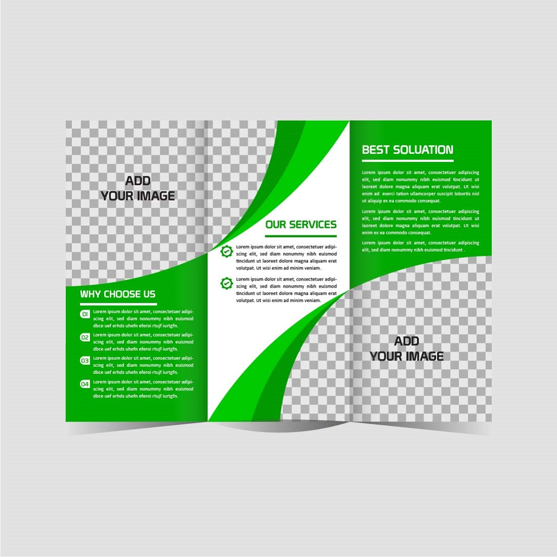modern real estate tri fold brochure design template editable 03 114