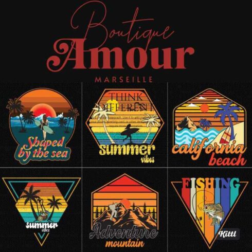 6 Boutique Amour Designs cover image.