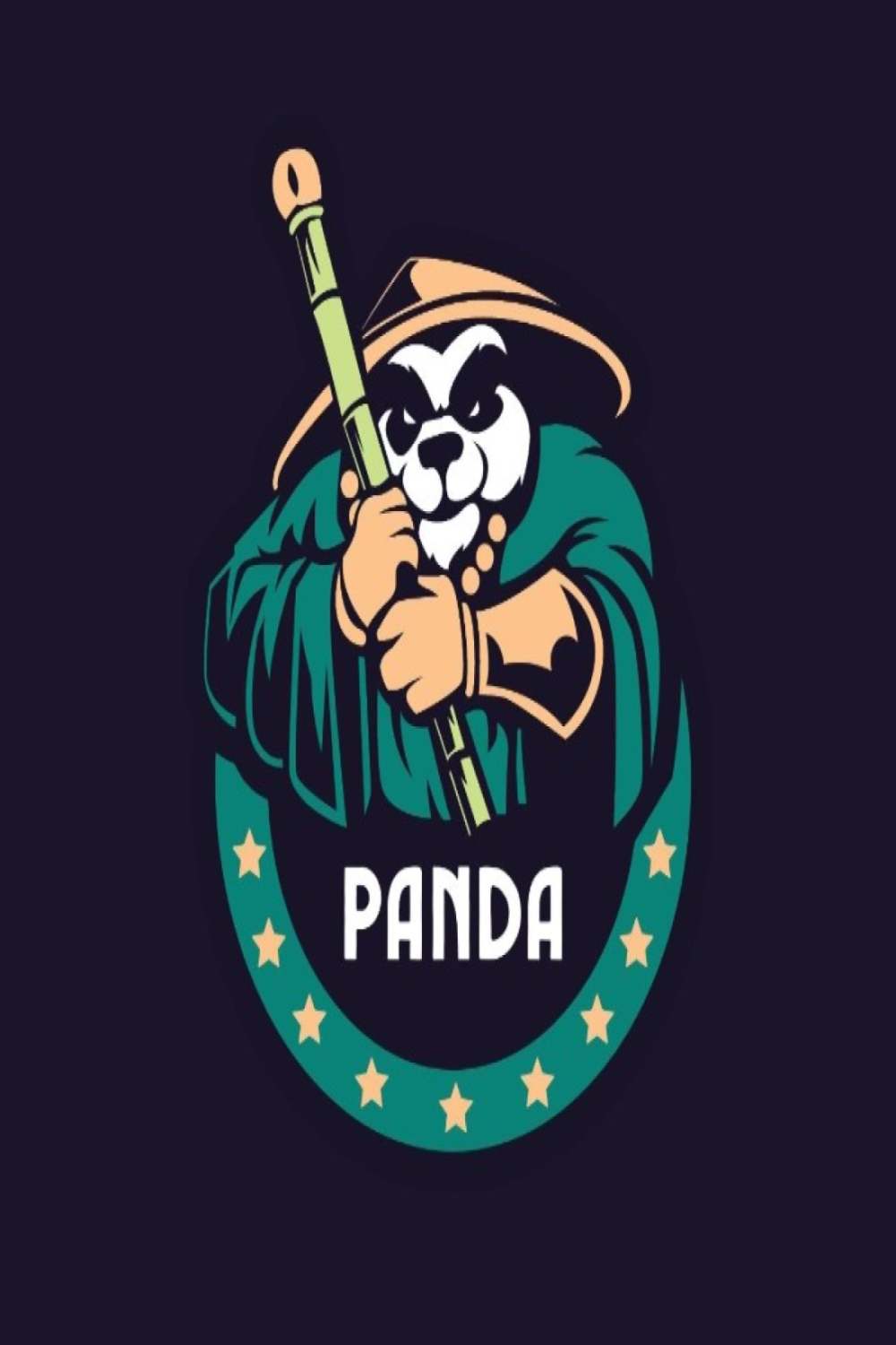 Ninja Panda logo pinterest preview image.