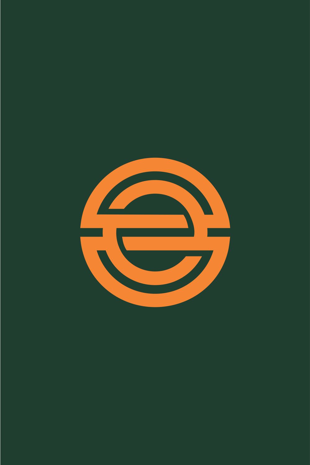 lettering logo (o) - $6 pinterest preview image.