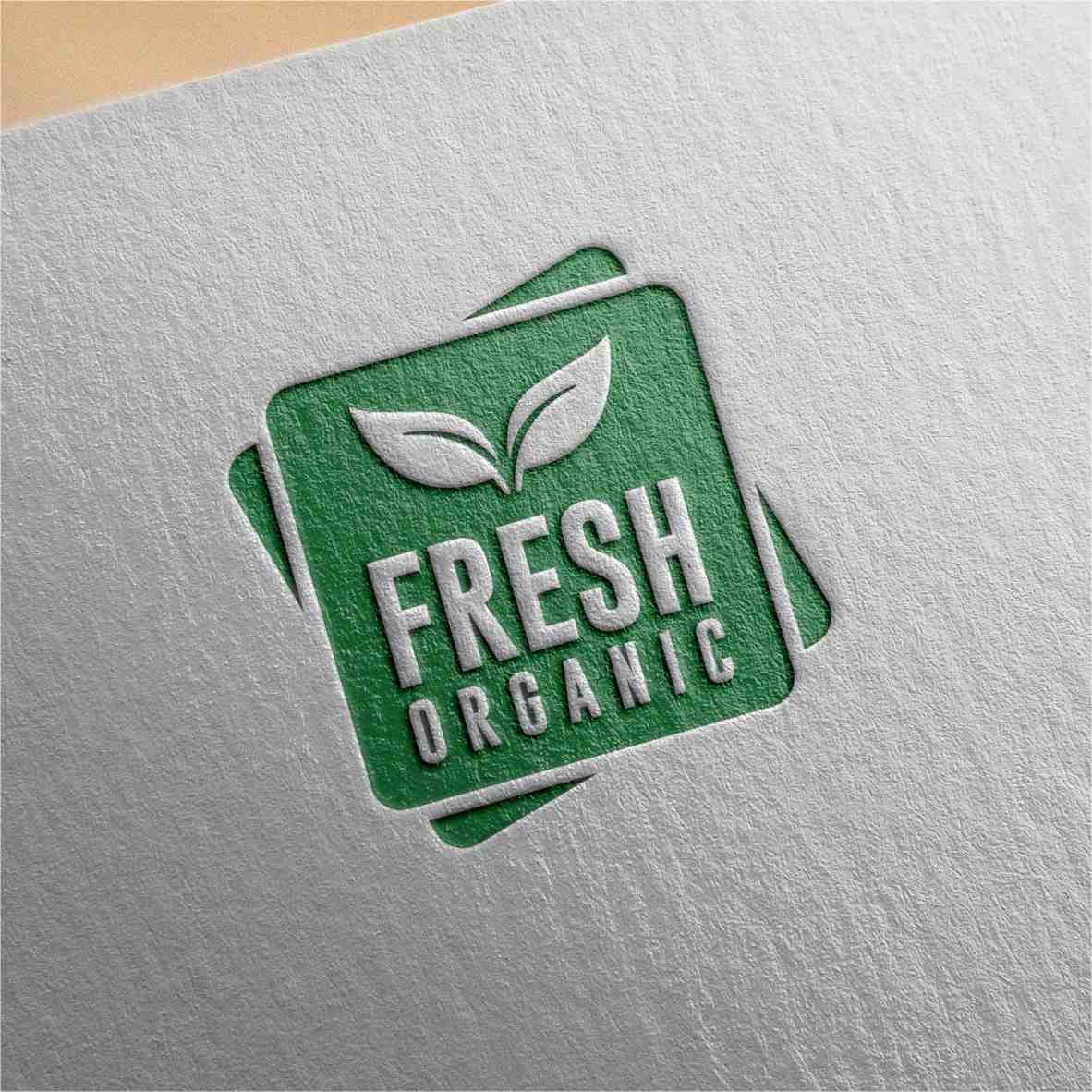 orgainc food logo design collection 4 758