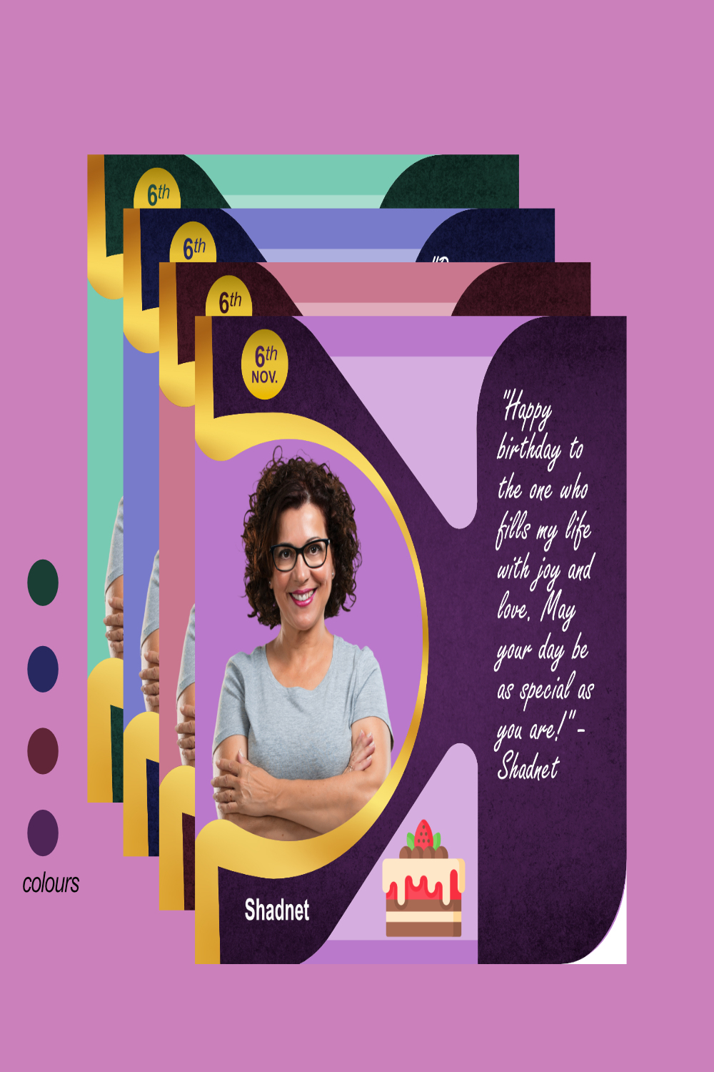 8 Beautiful Background Birthday Cards with Inspiring Birthday Wishes pinterest preview image.