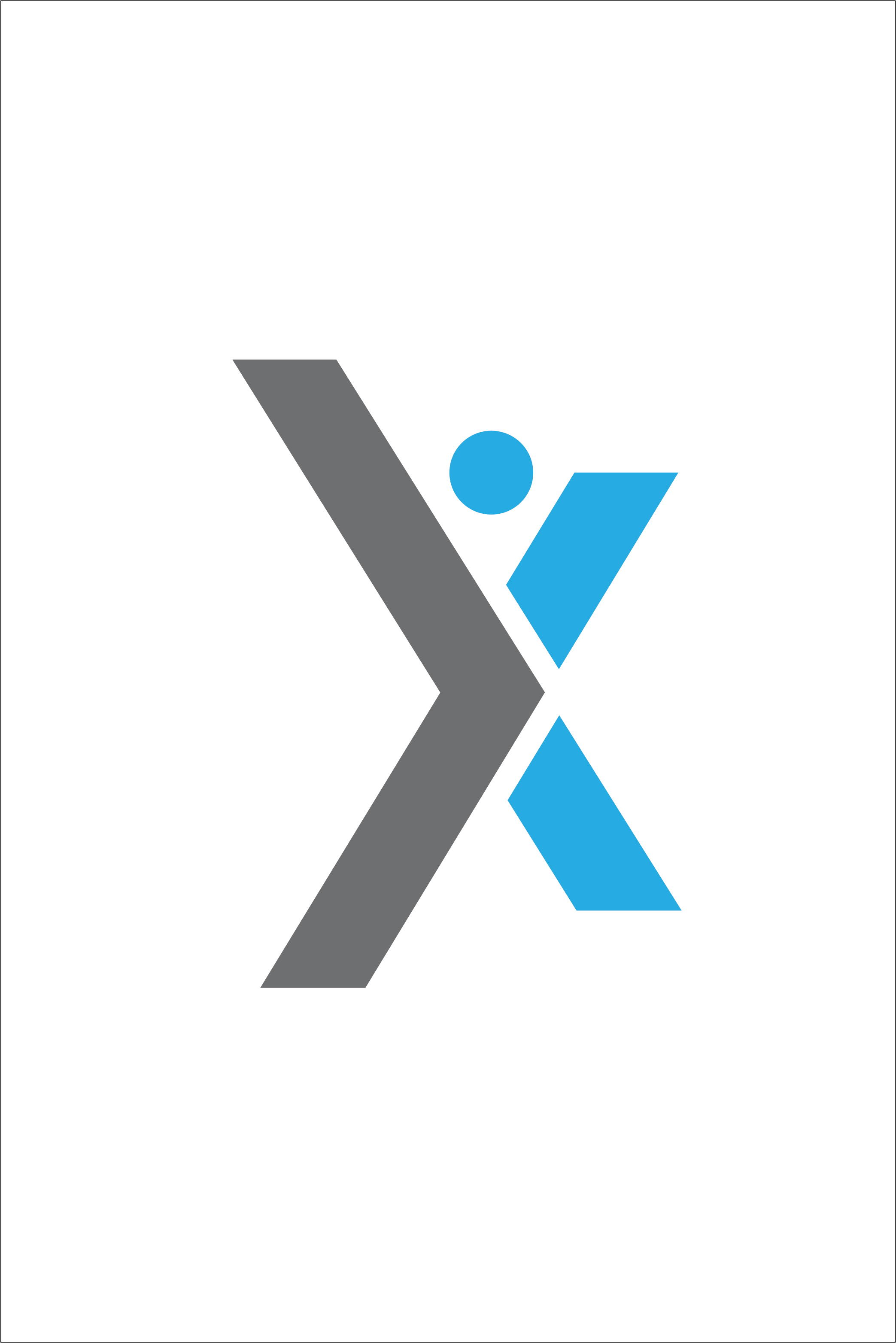 Letter X Logo Design Vector Image Template pinterest preview image.