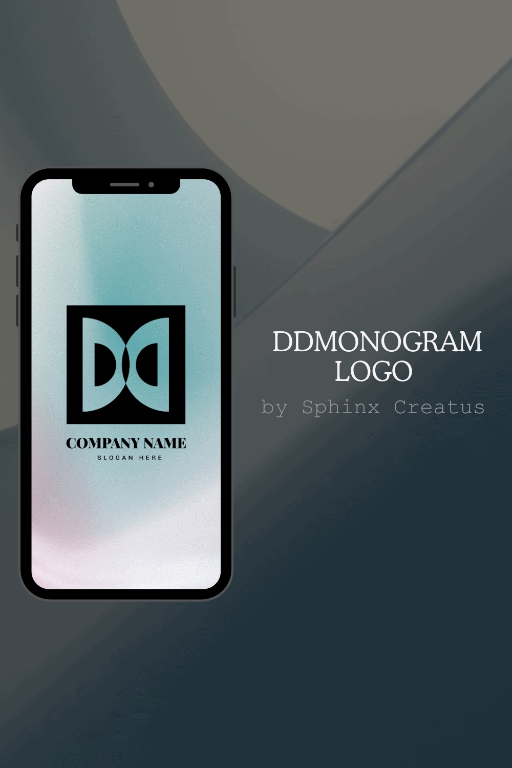 DD Monogram Logo [Sphinx Creatus] pinterest preview image.