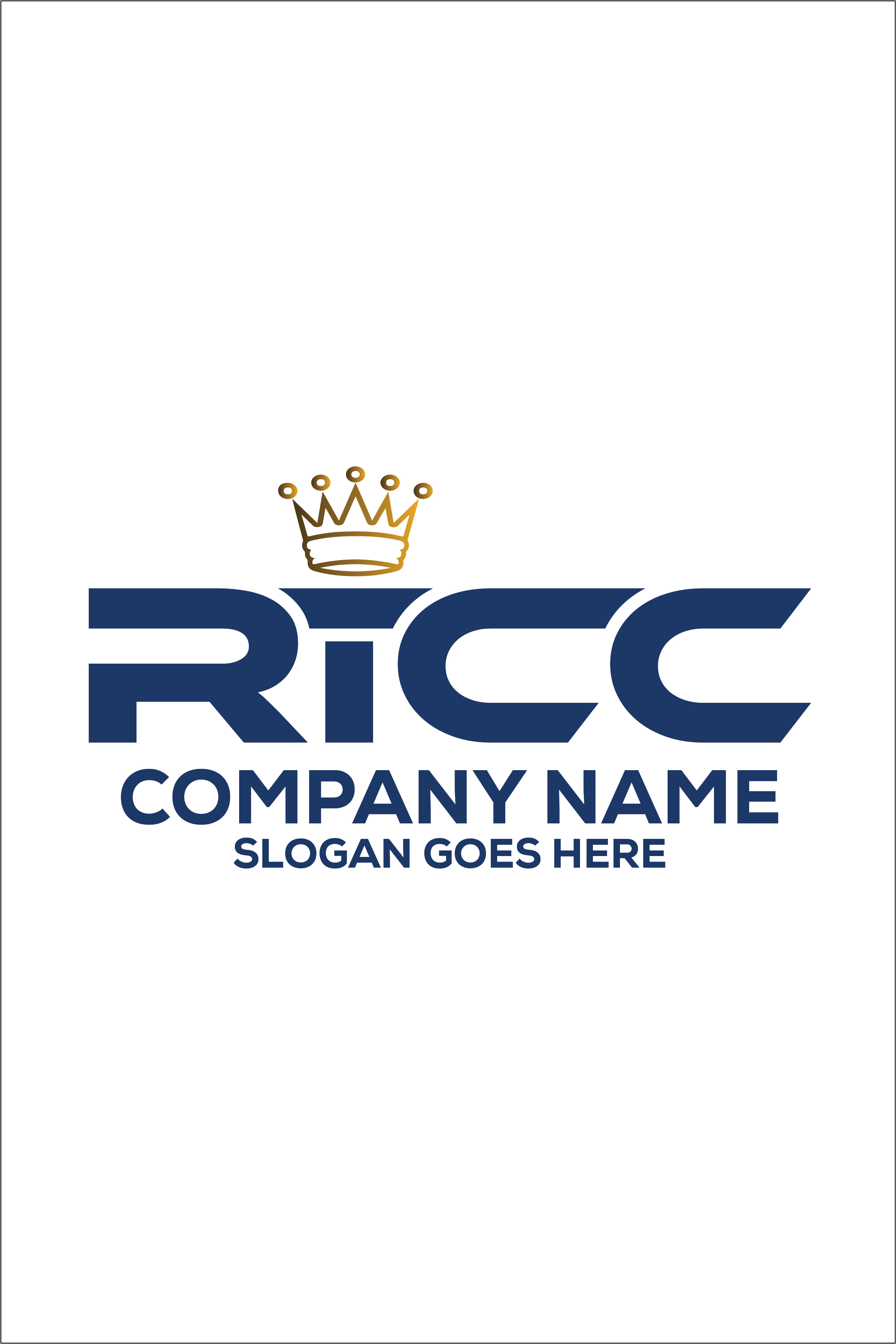 Letter RTCC Logo Design Vector Image Template pinterest preview image.