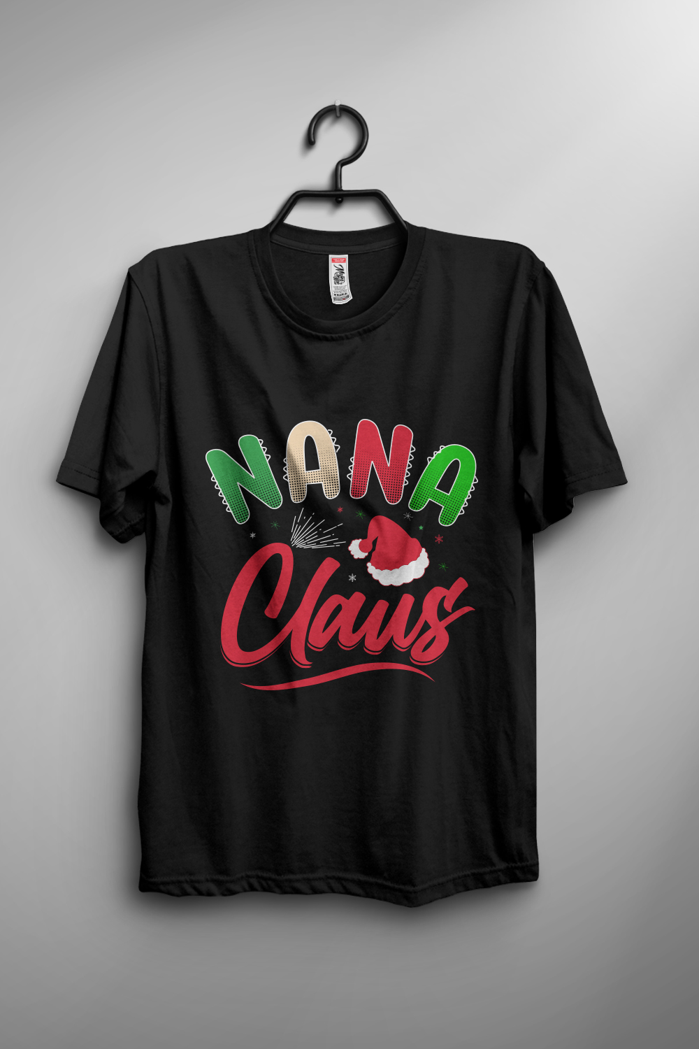 Nana claus T-shirt design pinterest preview image.