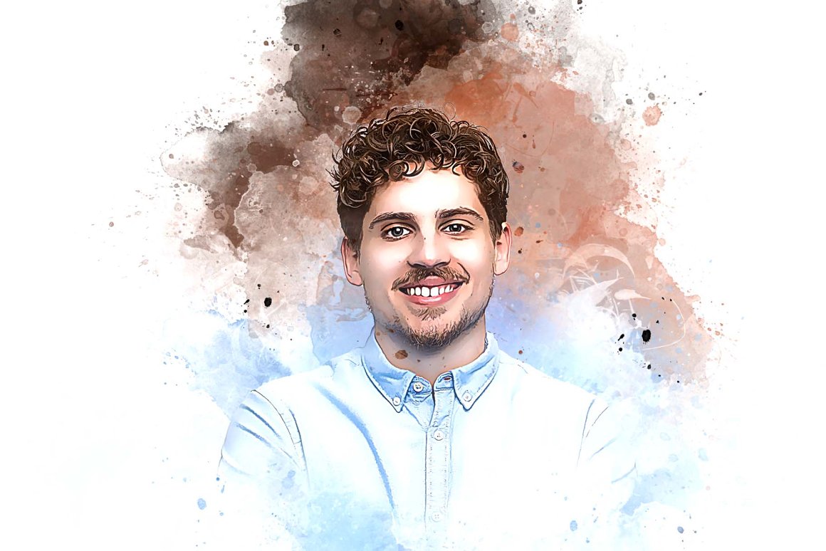 portrait watercolor background maker 09 783