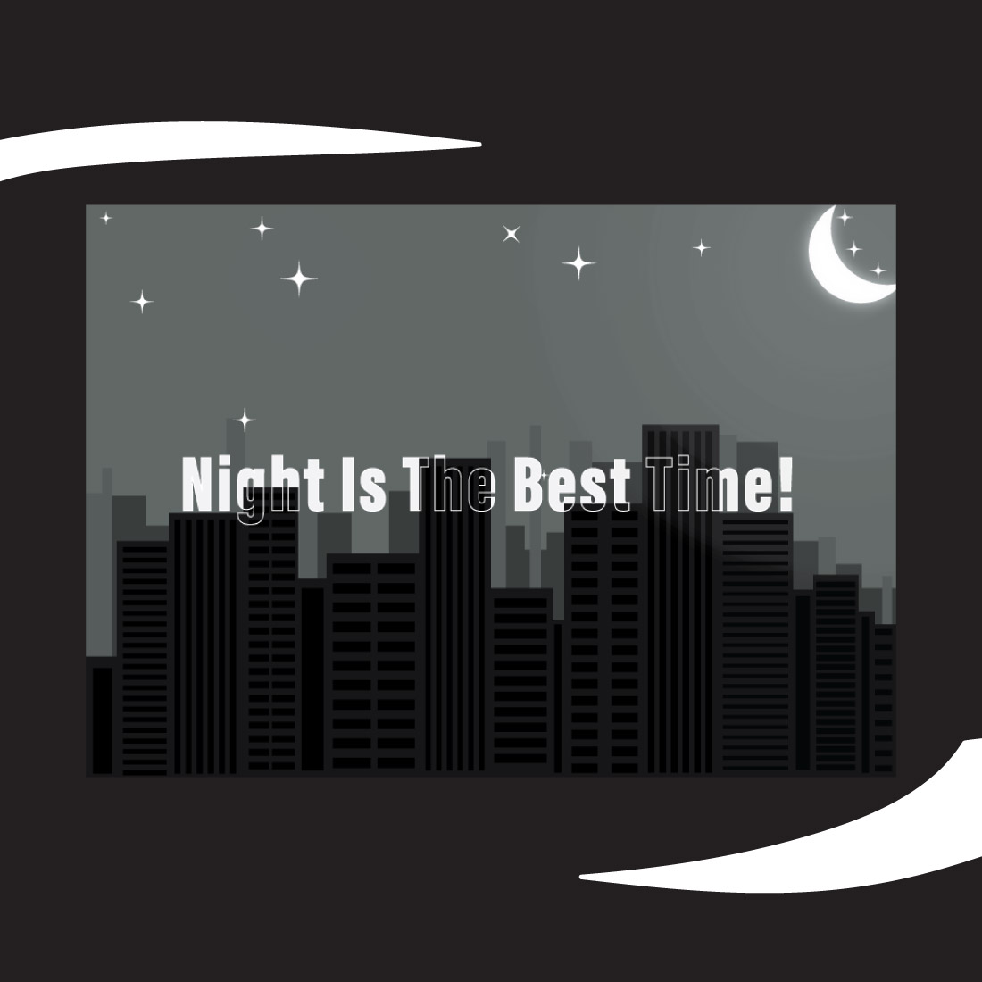 Night T-shirt Design! preview image.