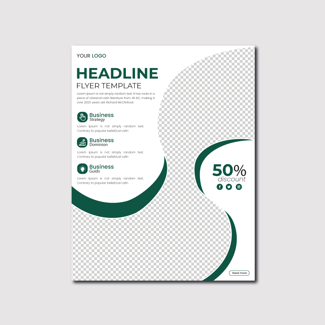 Template vector design for Brochure, Annual Report, Magazine, Poster, Corporate Presentation, Portfolio cover image.